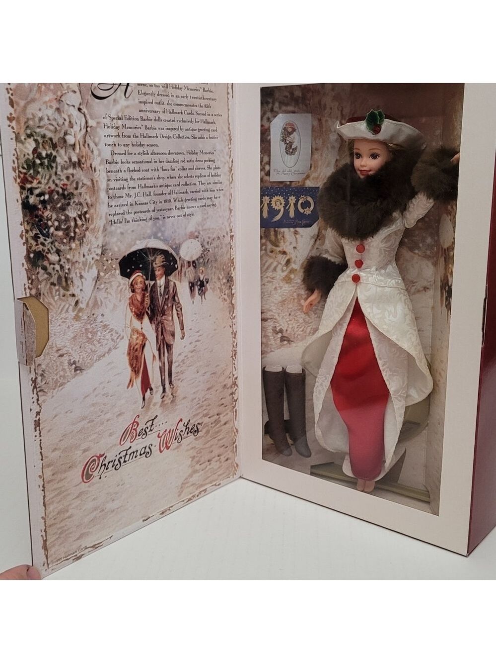 Vintage 1995 Hallmark Special Edition Holiday Memories Barbie #14106 - Picture 2 of 8